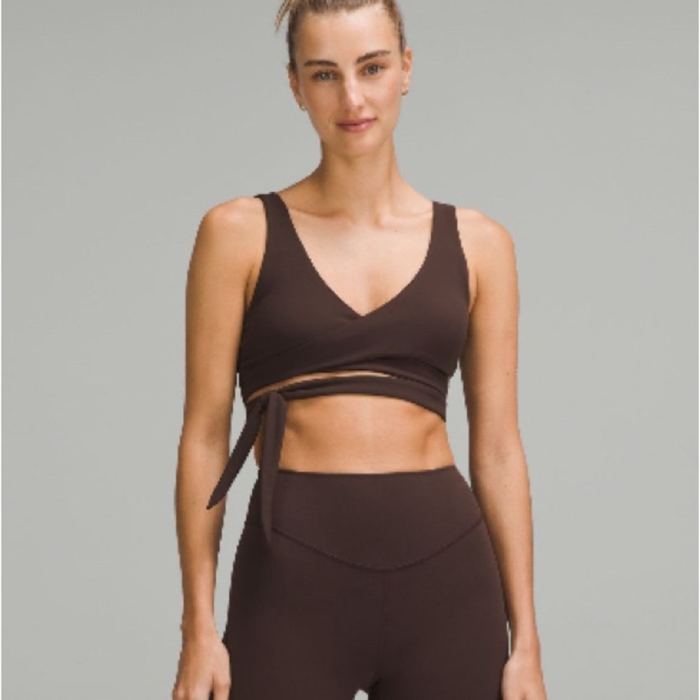 Women's nulu wrap front tie bra
